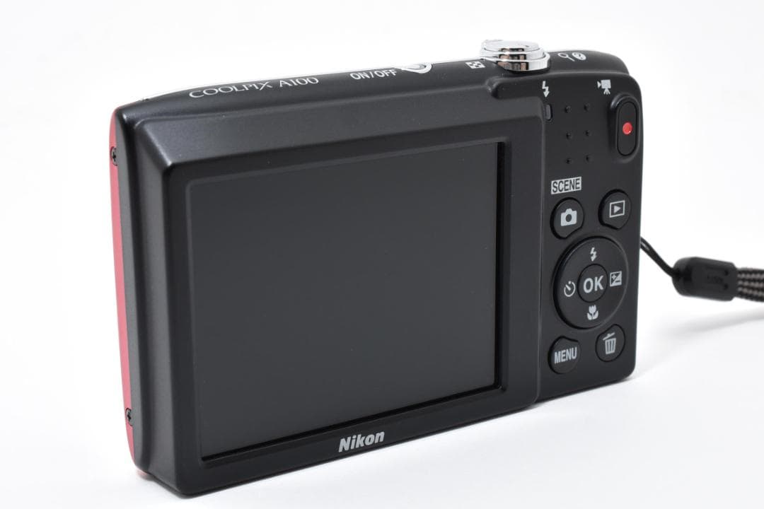【美品】Nikon COOLPIX A100 レッド スマホ転送OK 835