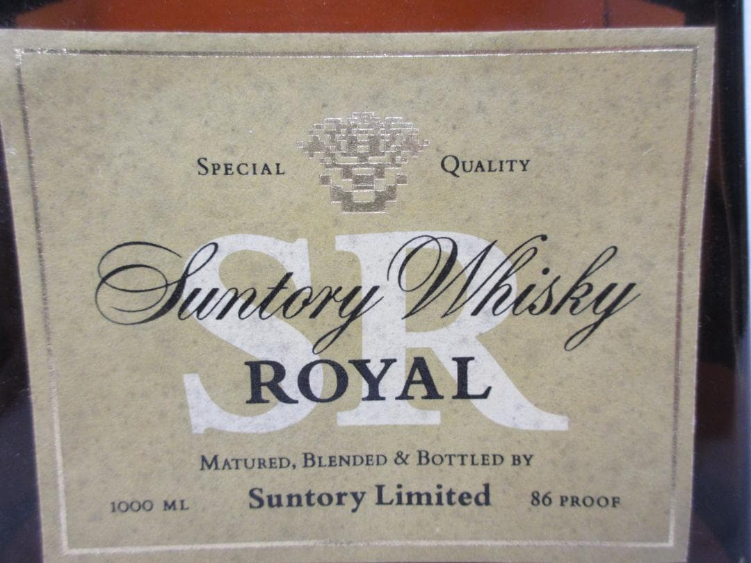 愛知県限定：Suntory Whisky  1000ml 山﨑表記