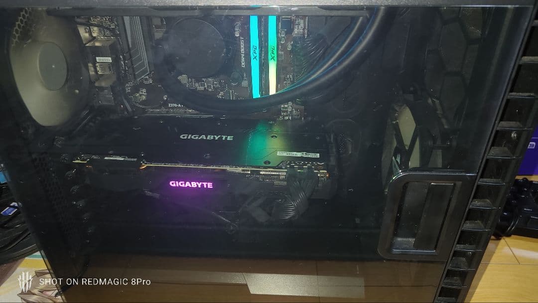 簡易水冷　ゲーミングPC i7 RTX2080 SSD 480GB HDD3TB