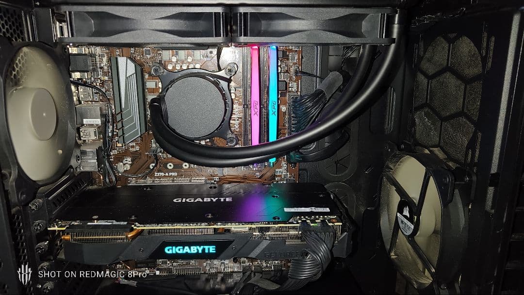 簡易水冷　ゲーミングPC i7 RTX2080 SSD 480GB HDD3TB