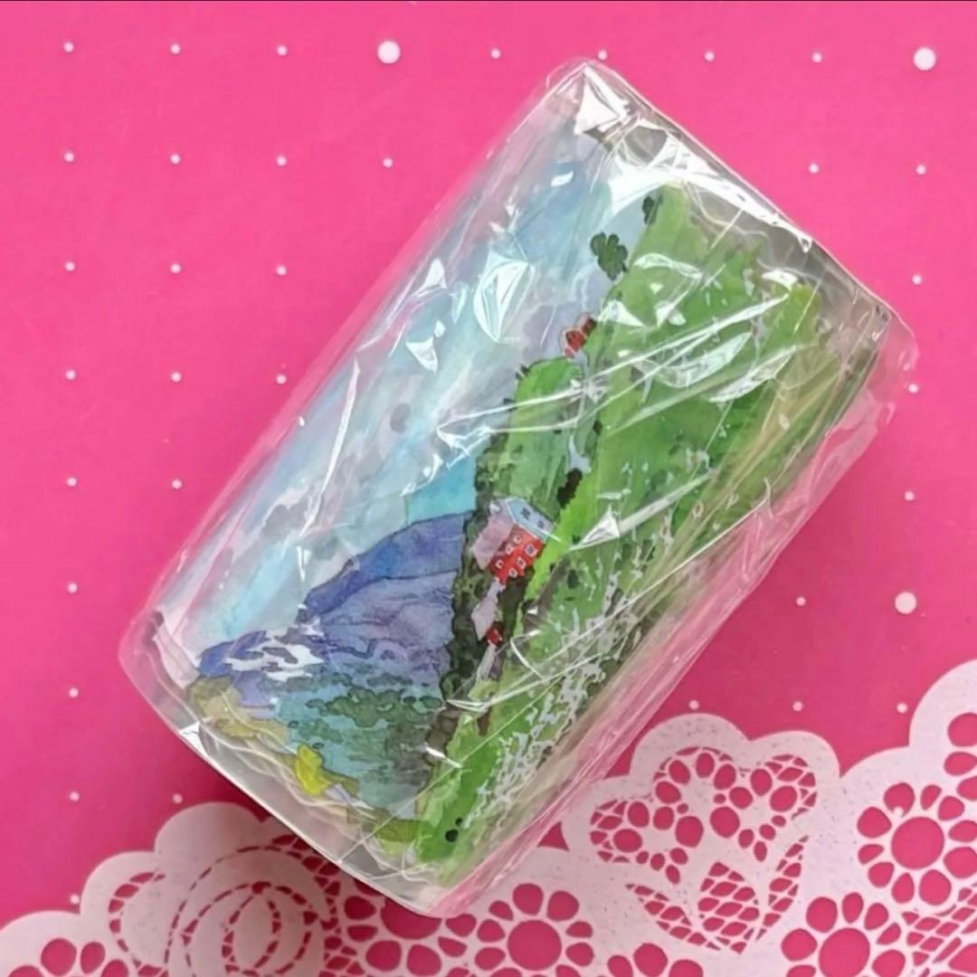 PET 6.5cm×5m 山野的风 ダイカット加工 海外マスキングテープ　風景
