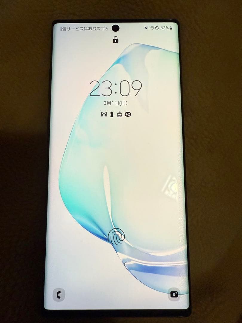 GALAXY note10+ au版 simフリー