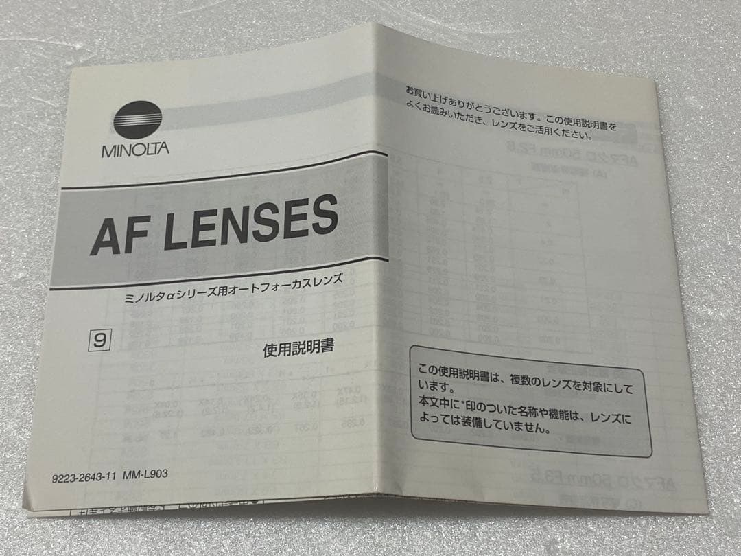 ミノルタ α 360si & ダブルズームレンズセット