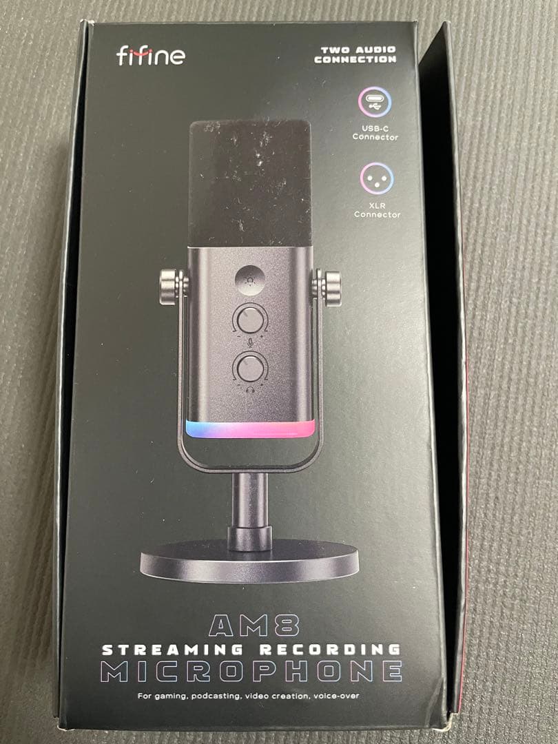 FIFINE AmpliGame USB XLRスタンド 単一指向性 マイク