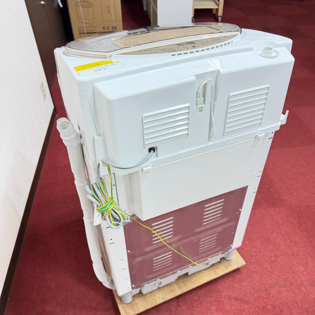 全国送料無料　美品シャープ縦型洗濯乾燥機2018年製　8/4.5㎏洗浄/除菌済み