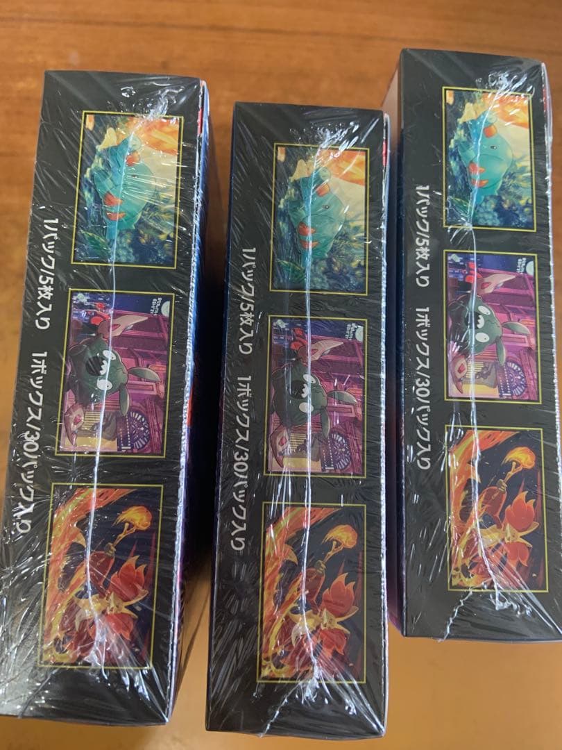 新品シュリンク付きポケモンカードゲーム ニンジャスピナー 3boxセット