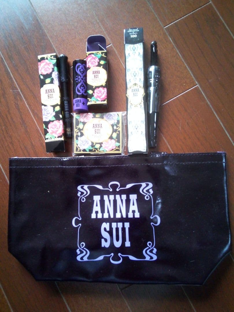 ANNA SUIセット、マスカラ、リップ、アイライナー、あぶらとり紙、バック