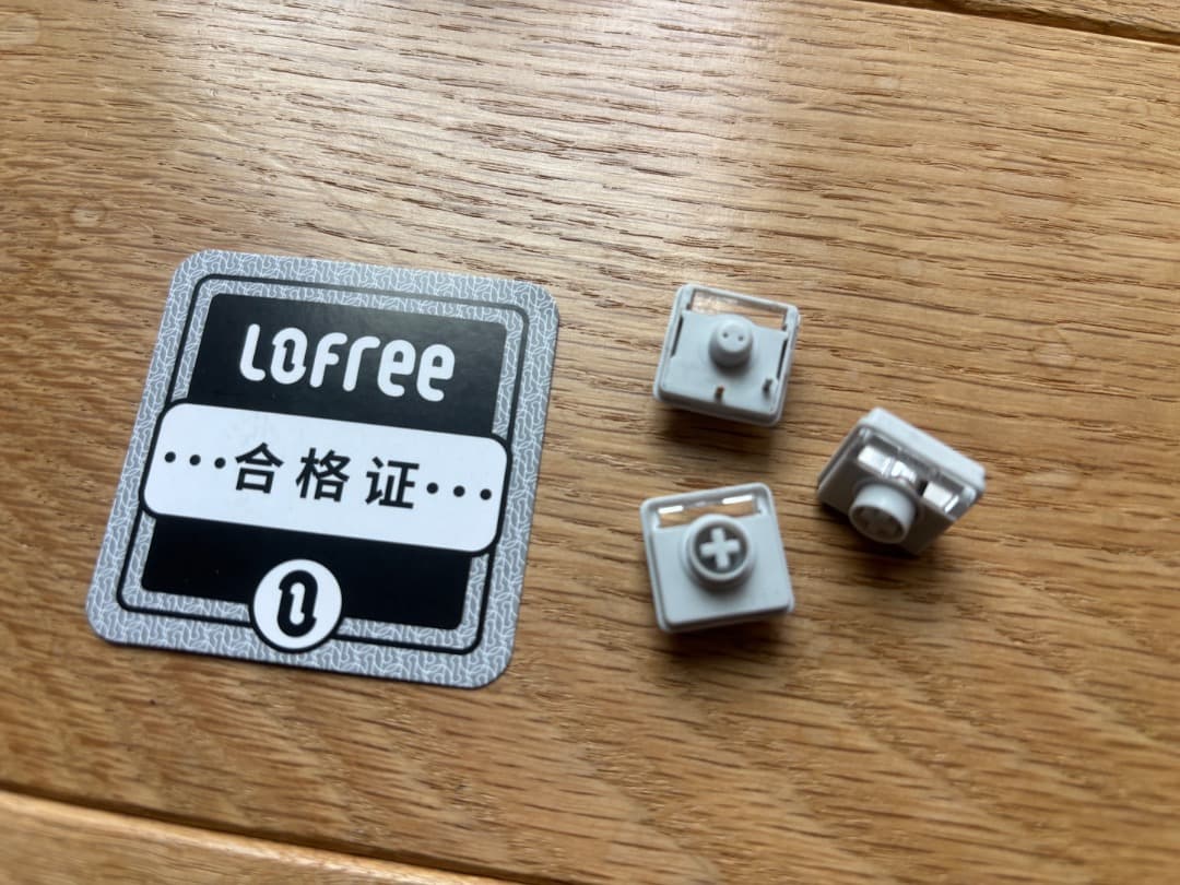 Lofree Void Low-profile POM Switches 50個