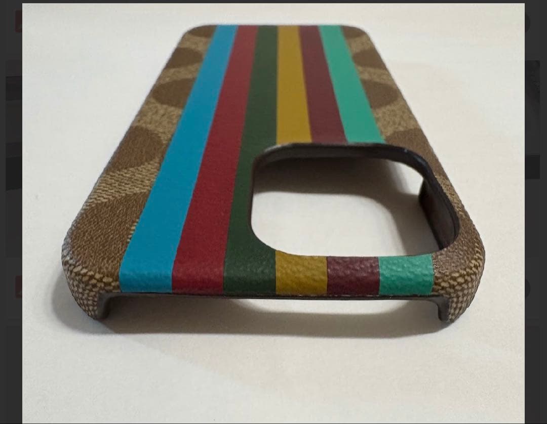 COACH iPhone13 pro ケースC8088 KHAKI MULTI