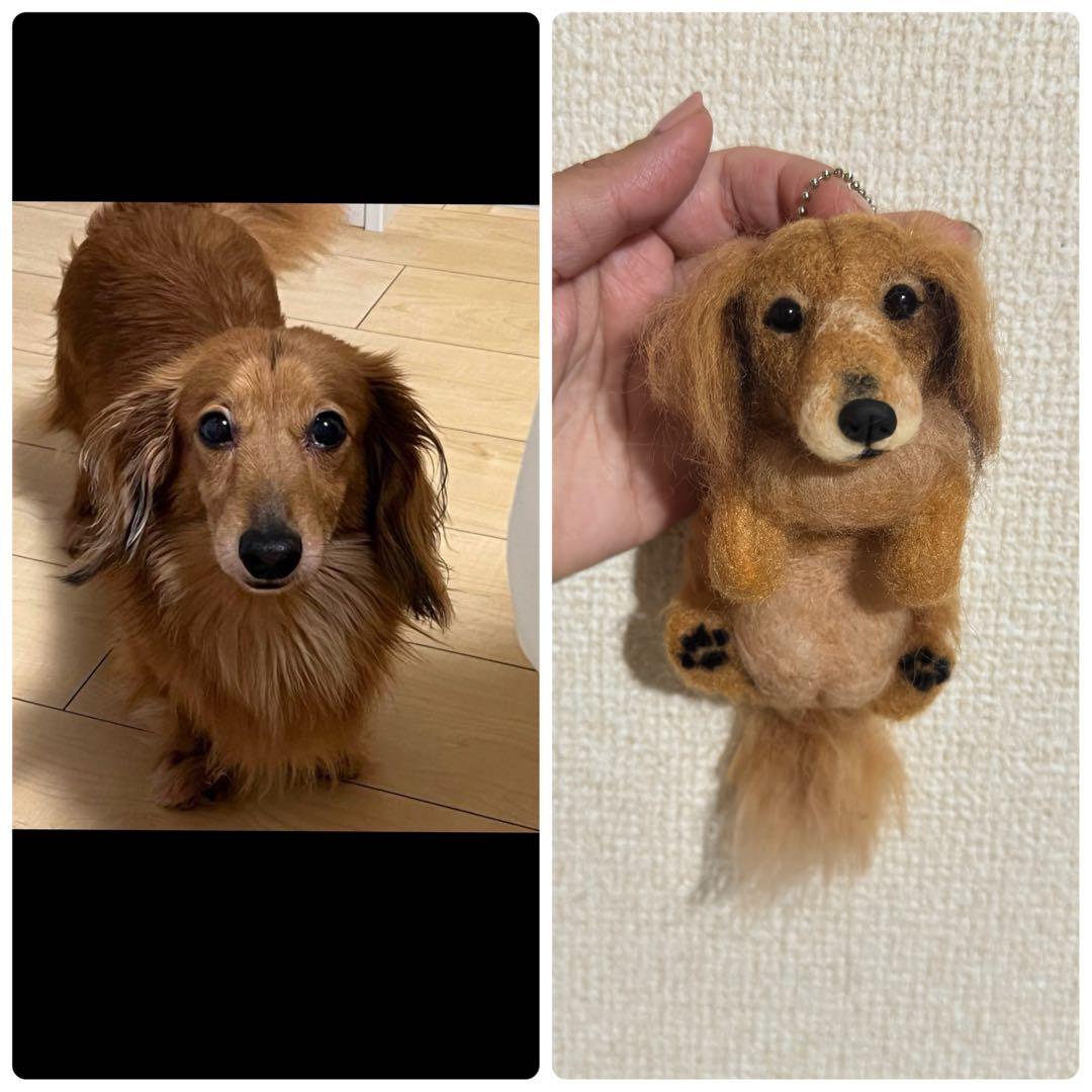 うちの子クリップペット　羊毛フェルト　ペット　マスコット　うちの子グッズ