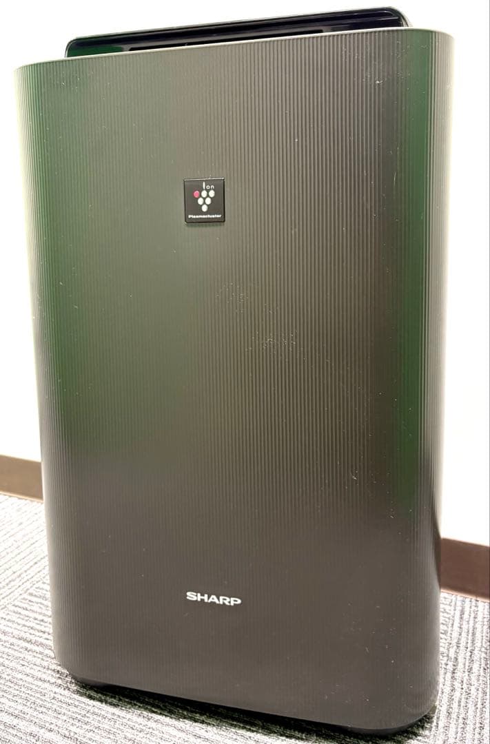 【美品】SHARP 加湿空気清浄機 KC-G50 ブラック寄り茶色　2018製