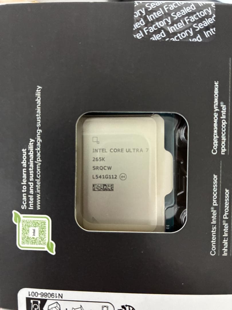 【新品・未使用】CoreUltra7 265K＋Z890 NovaWiFiセット