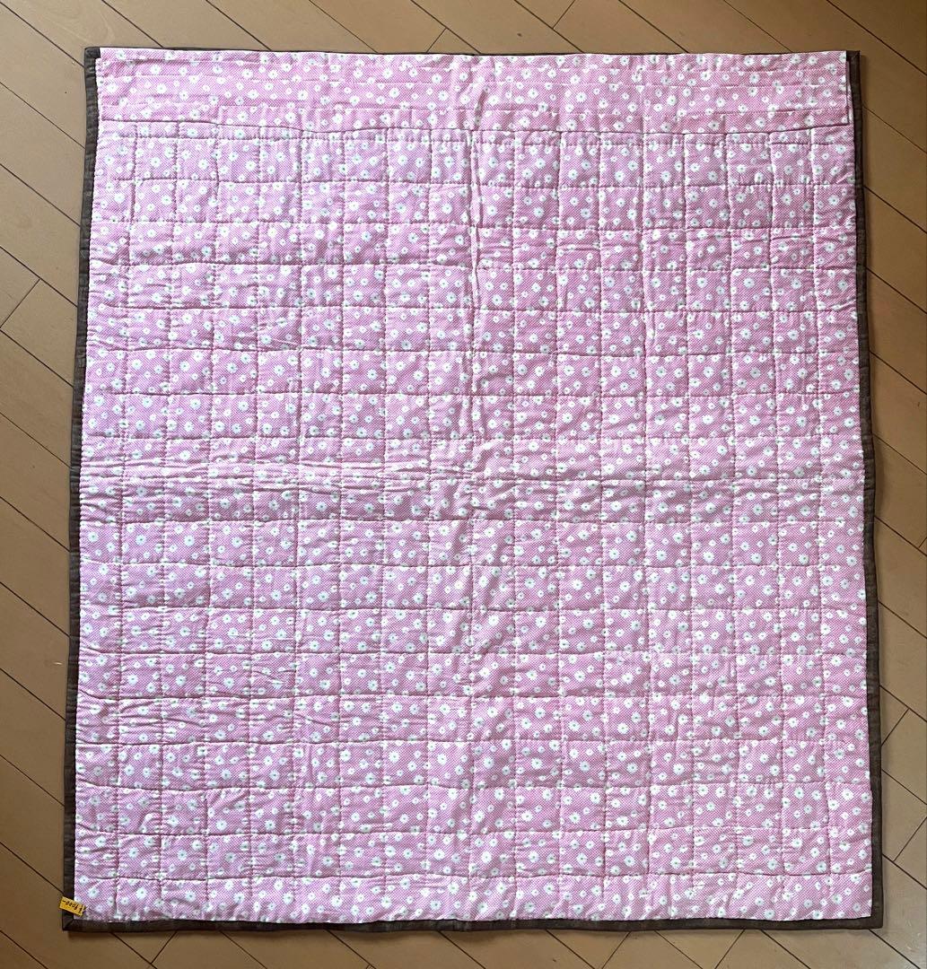 【ハンドメイド】93×101cm パッチワークキルト タペストリー 特大