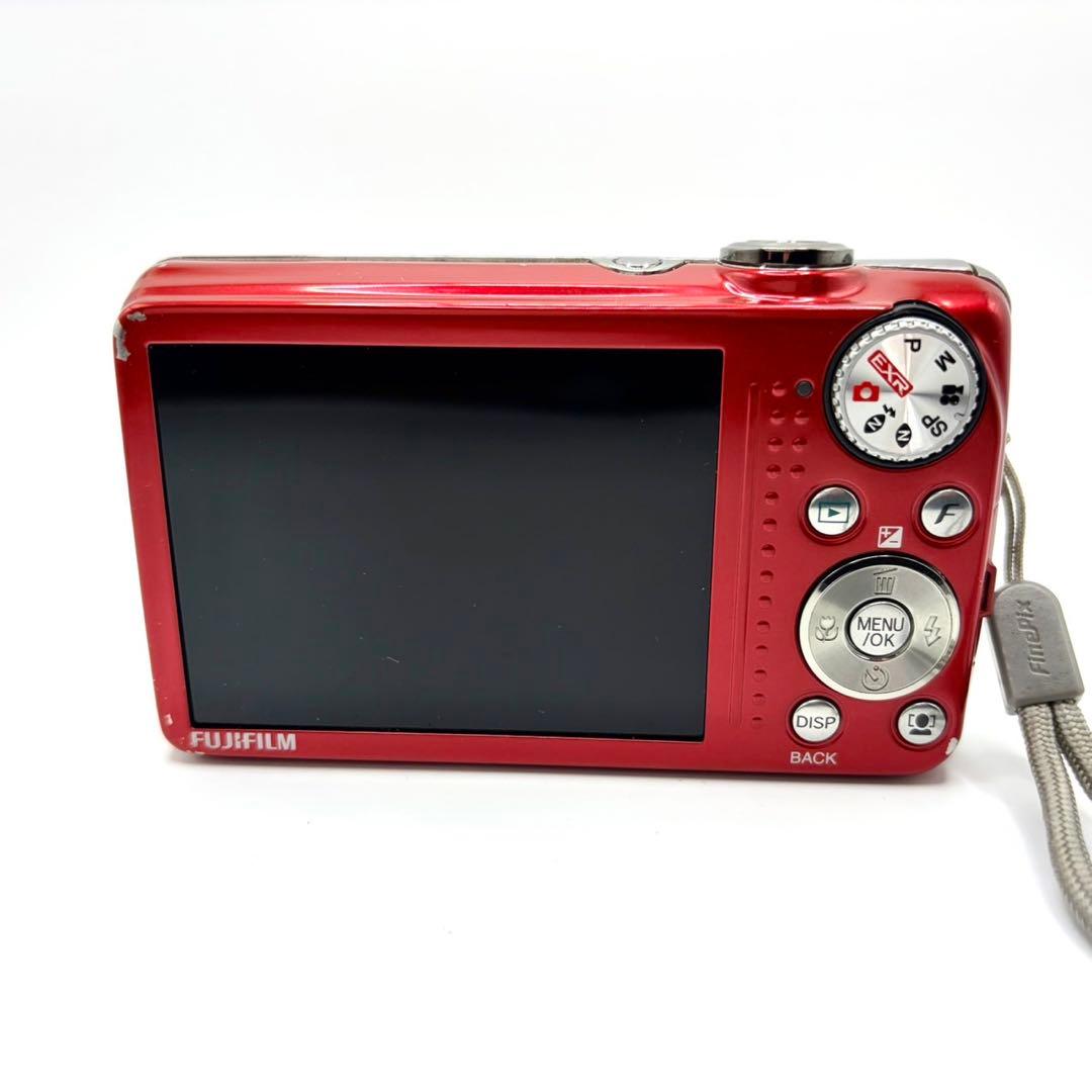 【箱付】FUJIFILM FINEPIX F80EXR レッド コンデジ 動作品