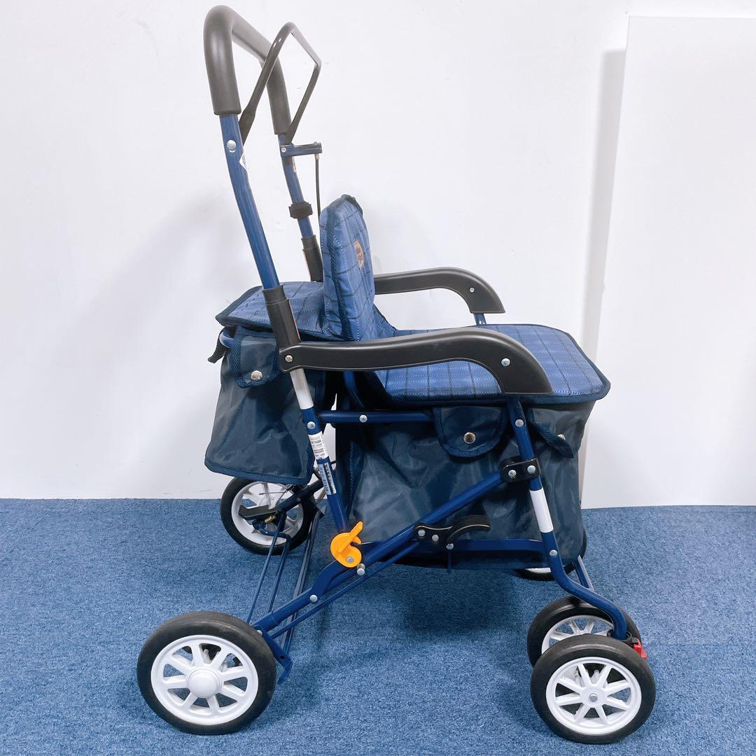 【美品】幸和製作所 シルバーカー PW-298 手押し車 歩行補助車 アルミ製