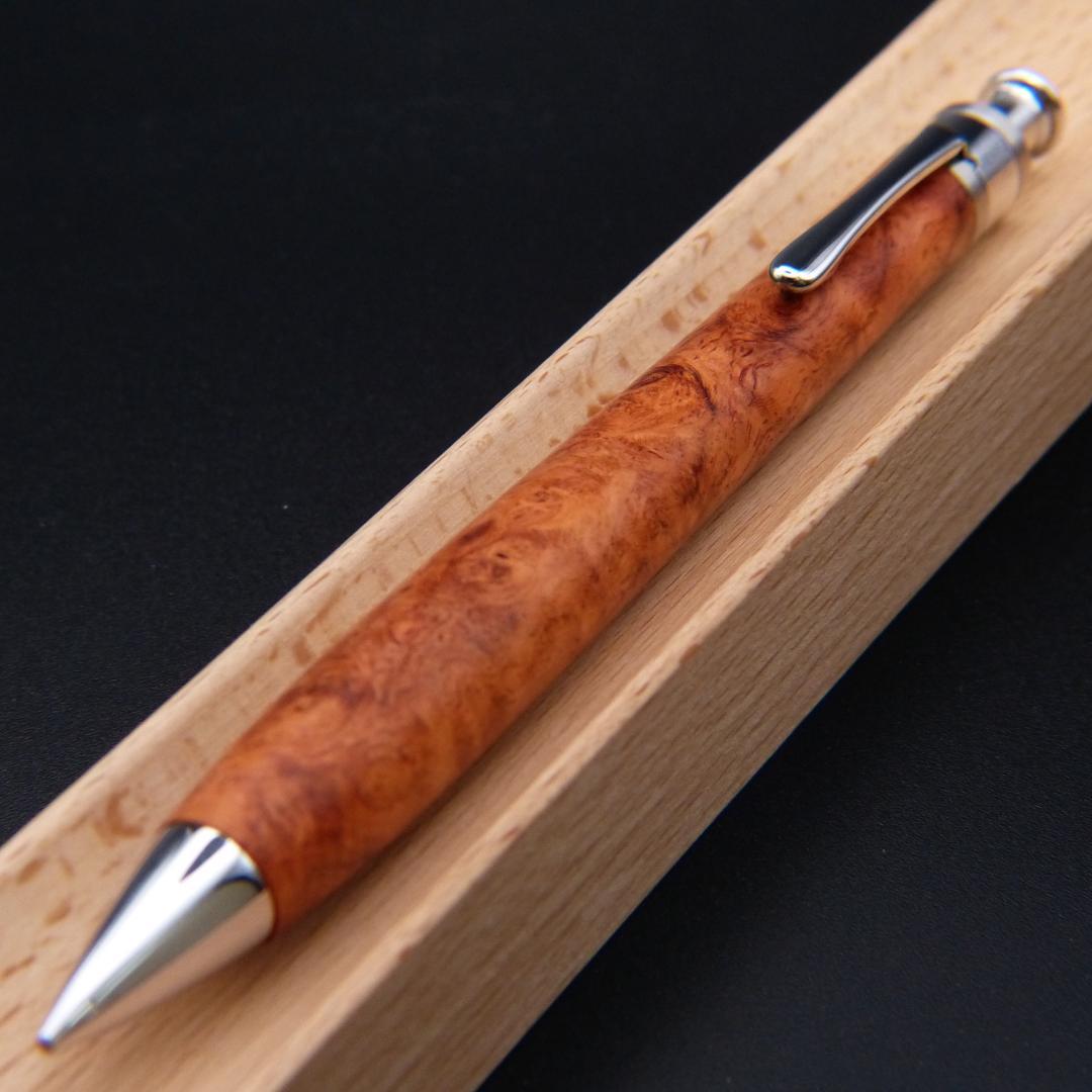 新品　工房楔　シャープペンシル　花梨こぶ杢　0.5mm