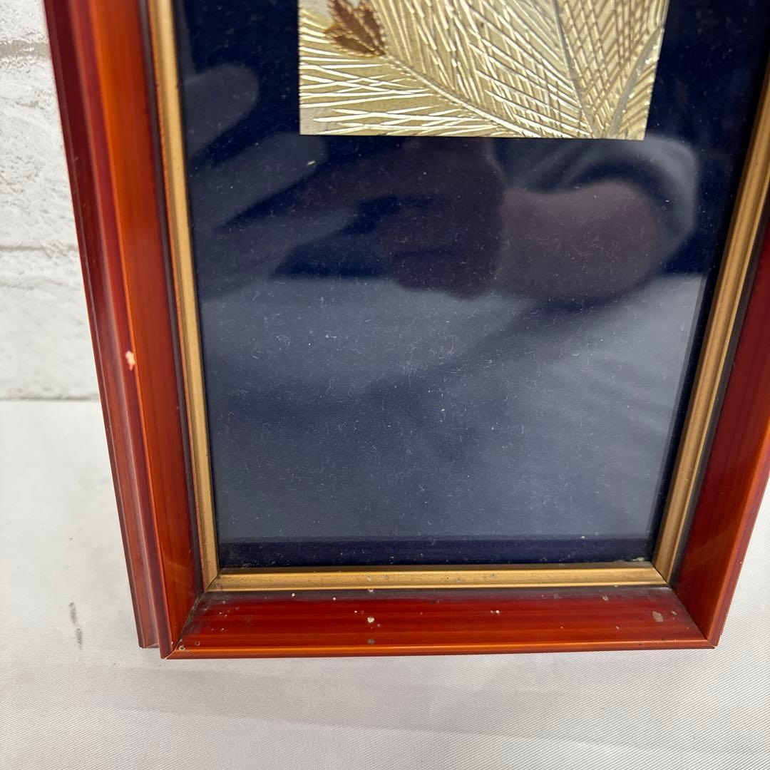 桂月作 金属レリーフ 額装 梅 松 壁掛け 工芸品 和風