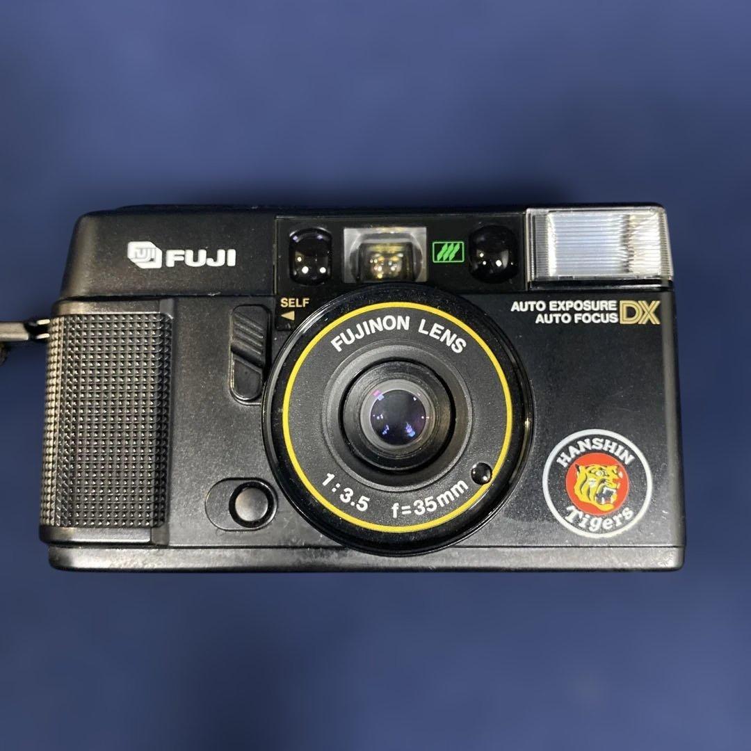 5013■【希少】FUJI AUTO-8QD 阪神タイガース 限定フィルムカメラ