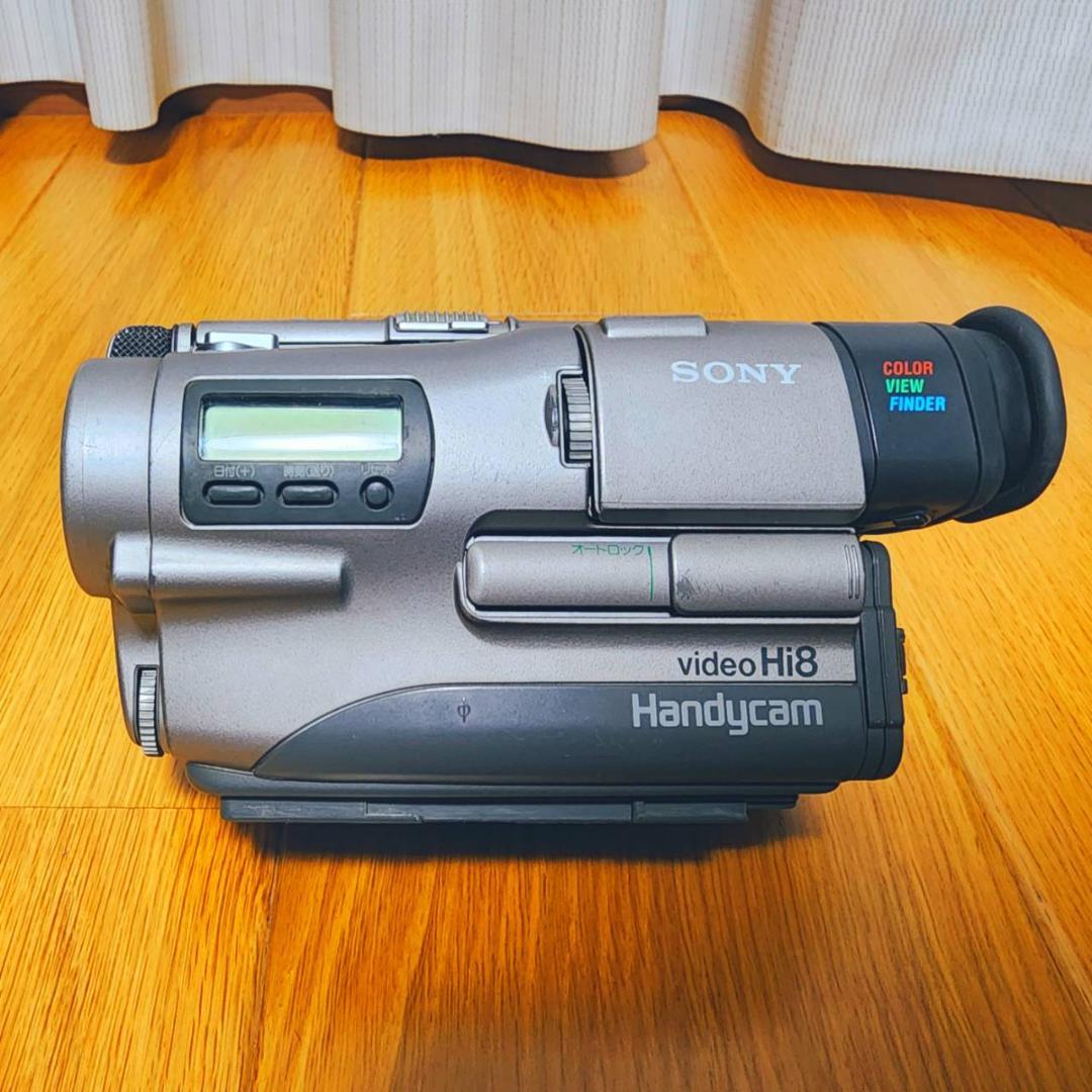 【動作確認済】SONY Hi8 高画質 ビデオカメラ AC アダプター セット