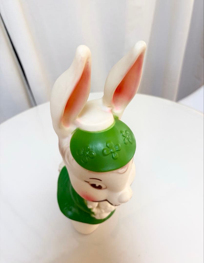 希少・美品☆ヴィンテージ☆ラバードール・イースターバニー（グリーン）
