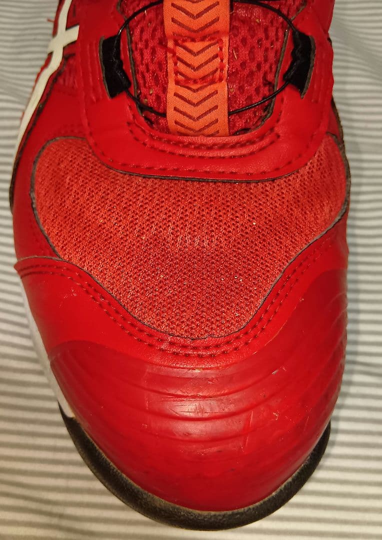 ASICS BOAシステム 安全靴 レッド 26.5
