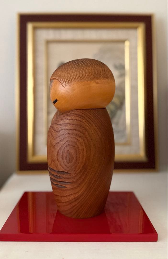 創作こけし 正雄 作「きかん坊」高さ25.0cm｜存在感あふれる名品