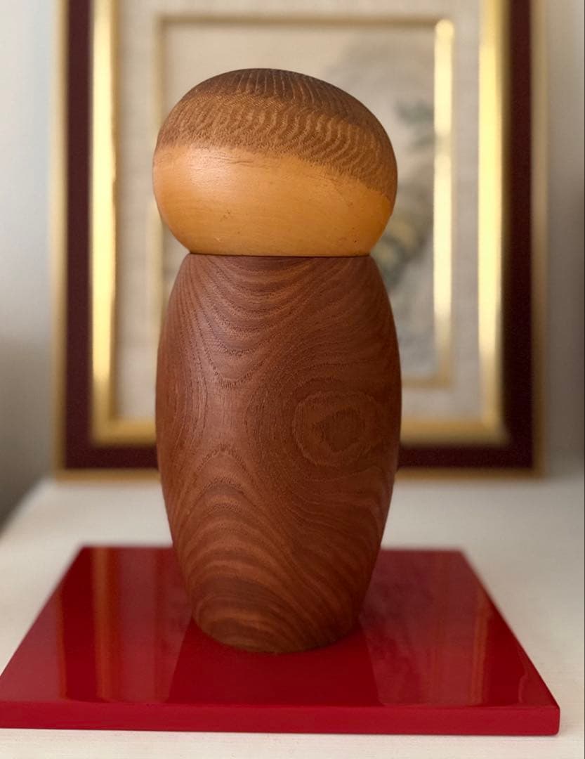 創作こけし 正雄 作「きかん坊」高さ25.0cm｜存在感あふれる名品