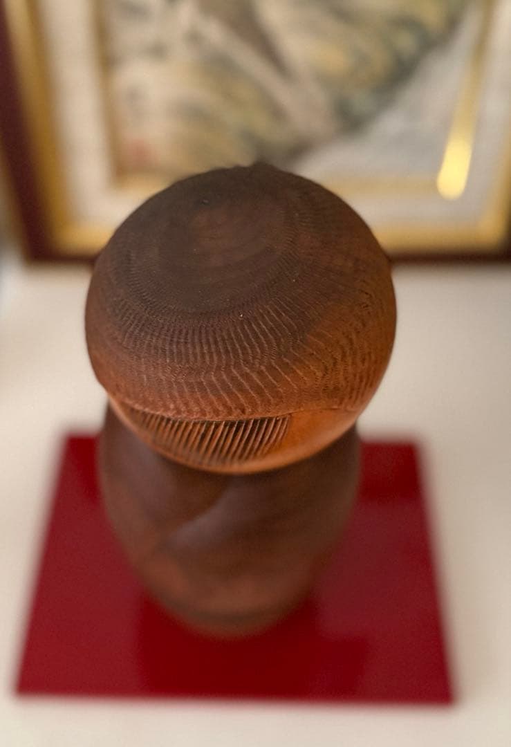 創作こけし 正雄 作「きかん坊」高さ25.0cm｜存在感あふれる名品