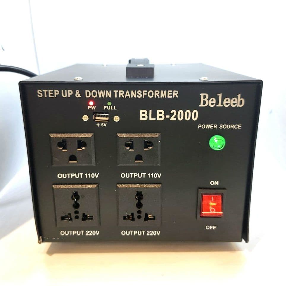 Beleeb　BLB-2000　昇圧　降圧　兼用　トランス