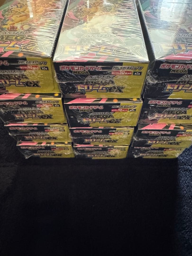 ポケモンカード　ＭＥＧＡドリームｅｘ　１２ＢＯＸ　シュリンク付き
