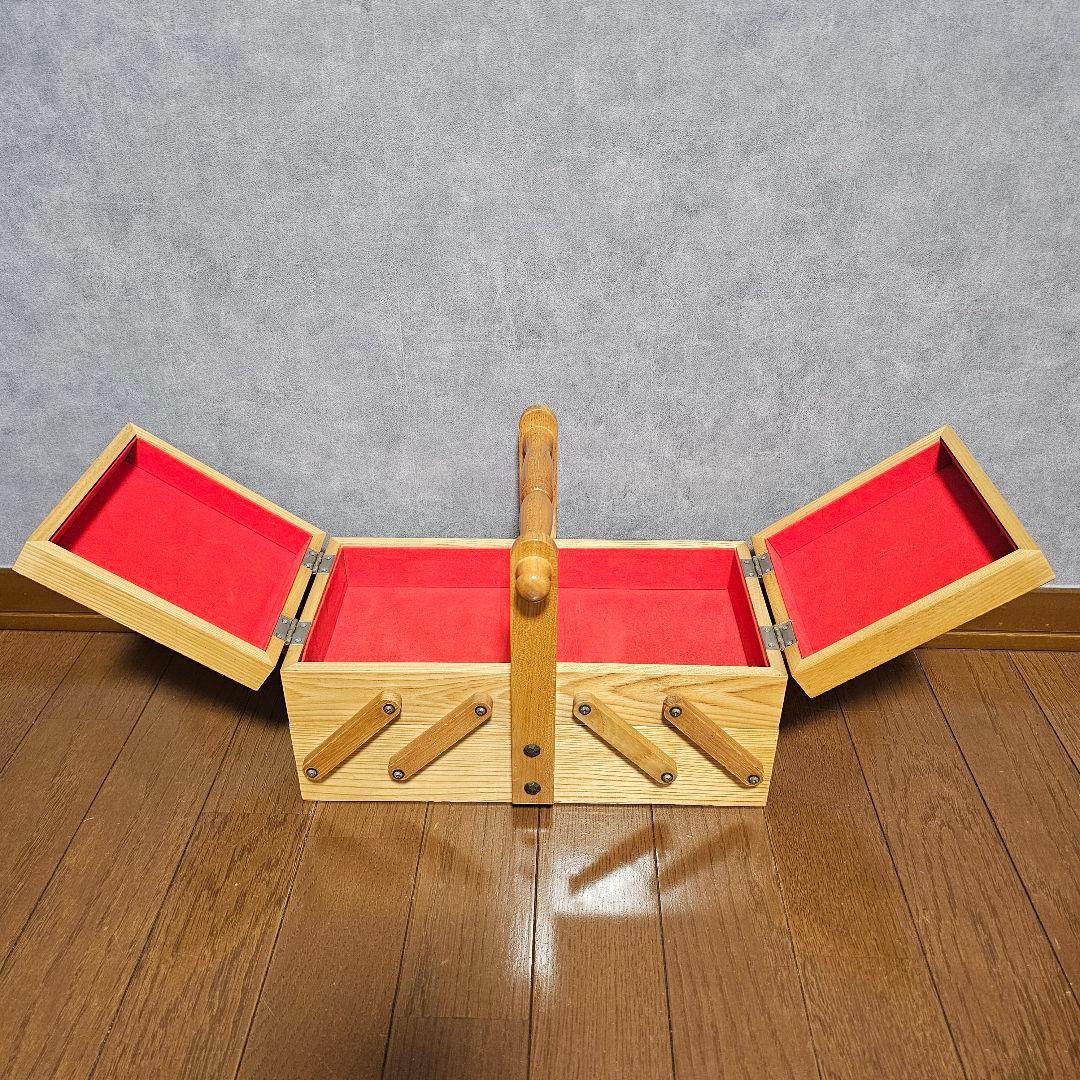 箱根寄木細工 希少 可動式 持ち運び箱