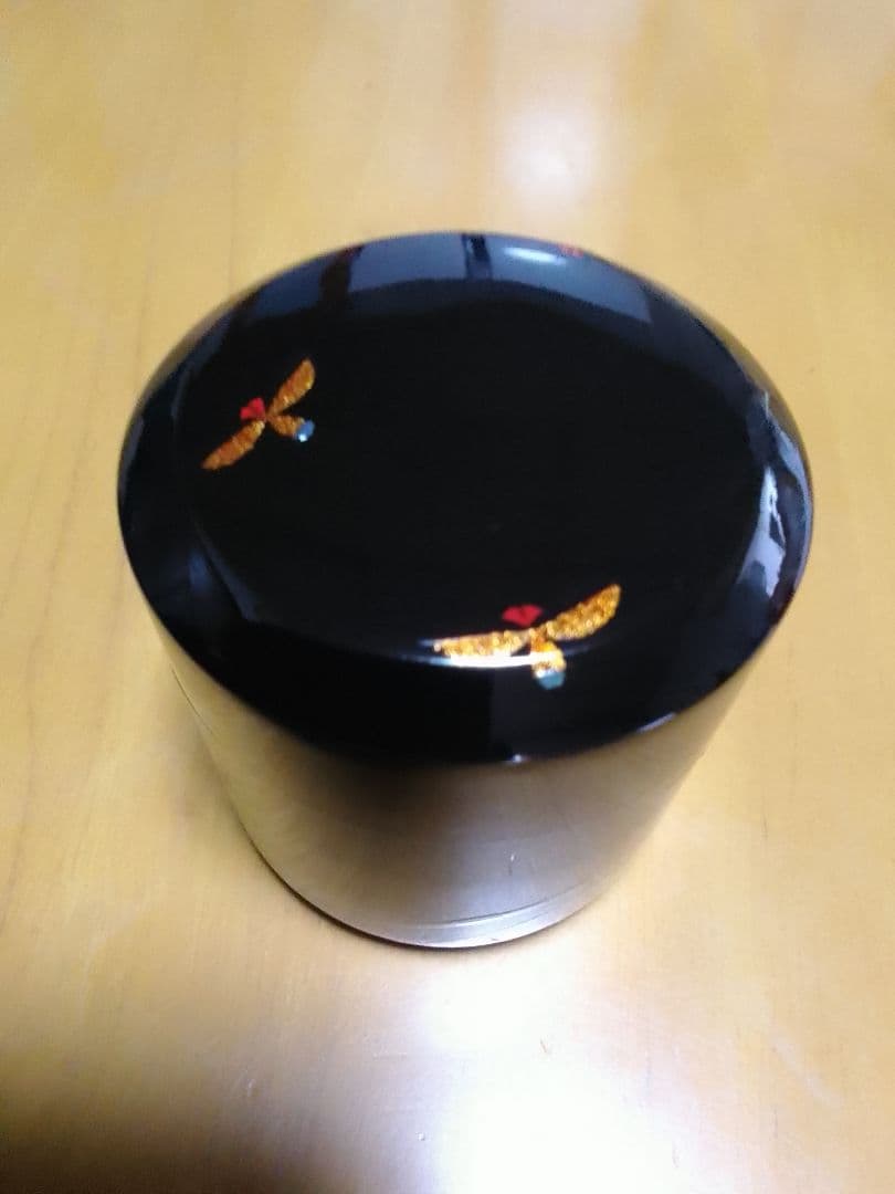 h*o様 茶入れ 棗 茶道具 中村宗悦 雪吹棗 未使用品 003