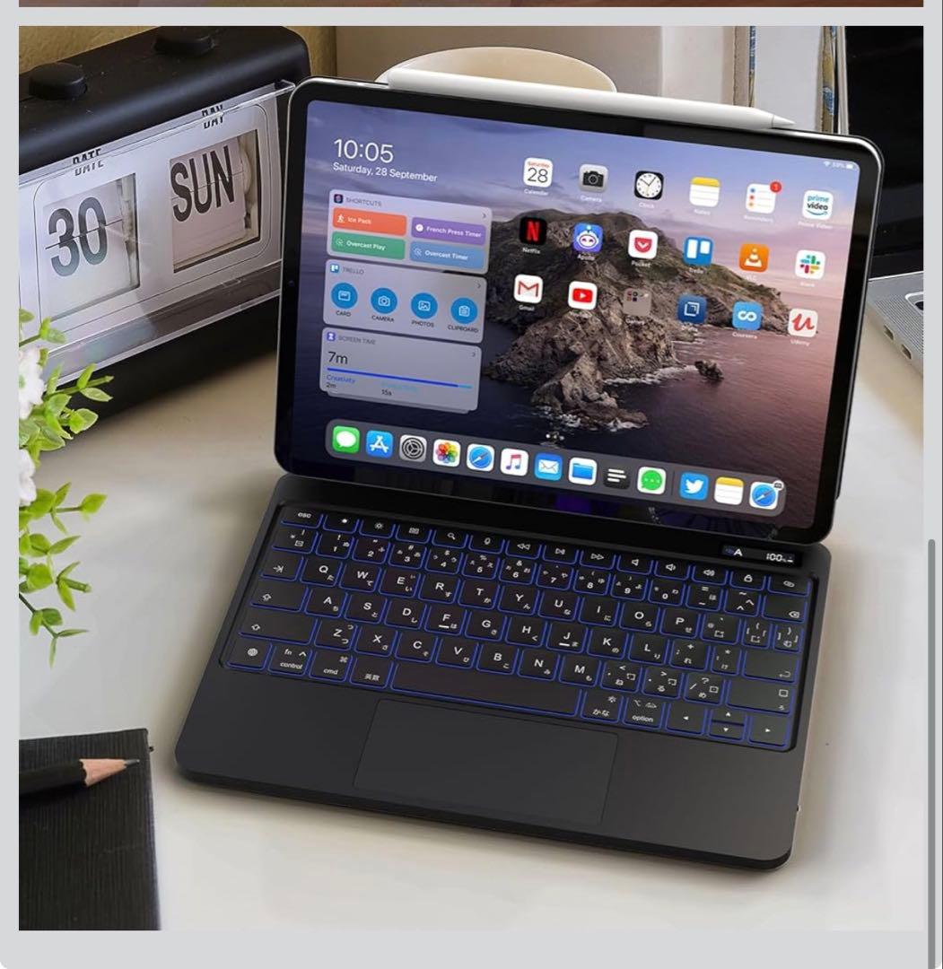 マジックキーボード スマートキーボード アイパッド 10.11世代 磁気吸着