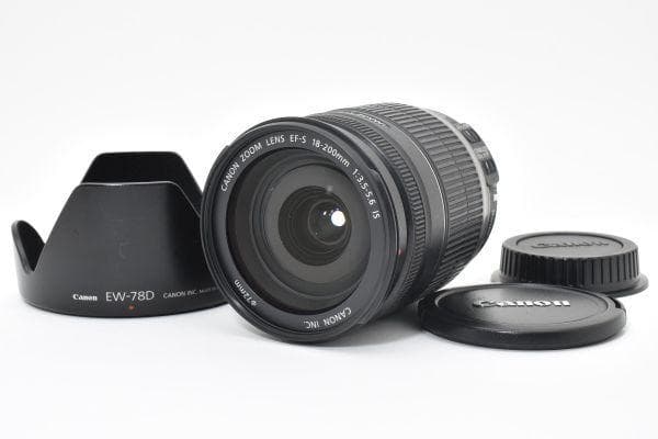 【美品】キャノン Canon EF-S 18-200mm F3.5-5.6 IS