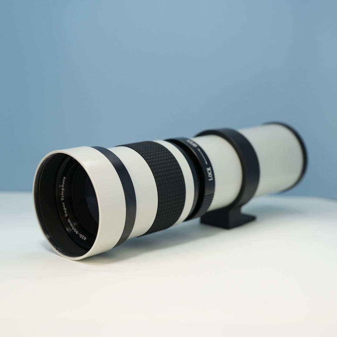 VARI Nikon Fマウント用 420-800mm 超望遠レンズ白z0014
