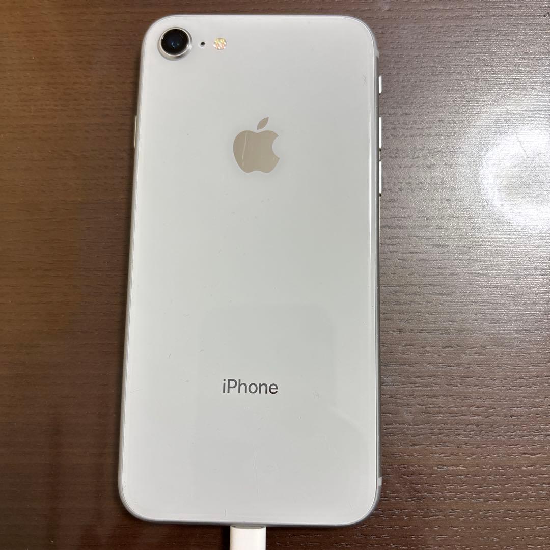 【美品】Apple iPhone8 ホワイト 64GB SIMフリー