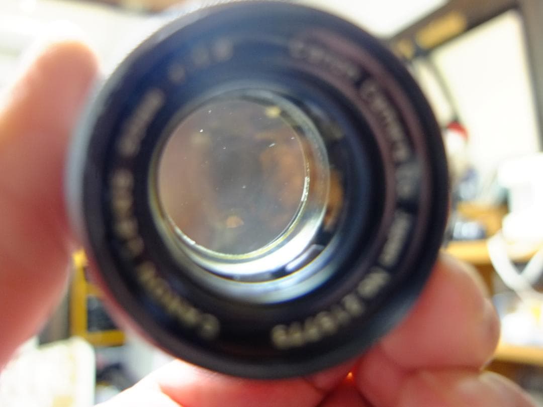 キャノンVL2／キャノン50mmf1.8Ⅱ純正フード付【実写確認整備品】