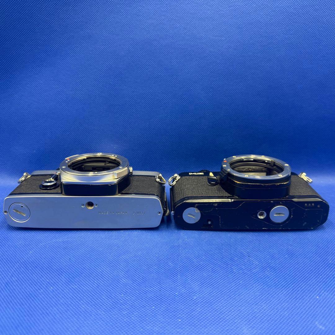 【ジャンク2台セット】OLYMPUS OM-1 PENTAX ME 部品取り用