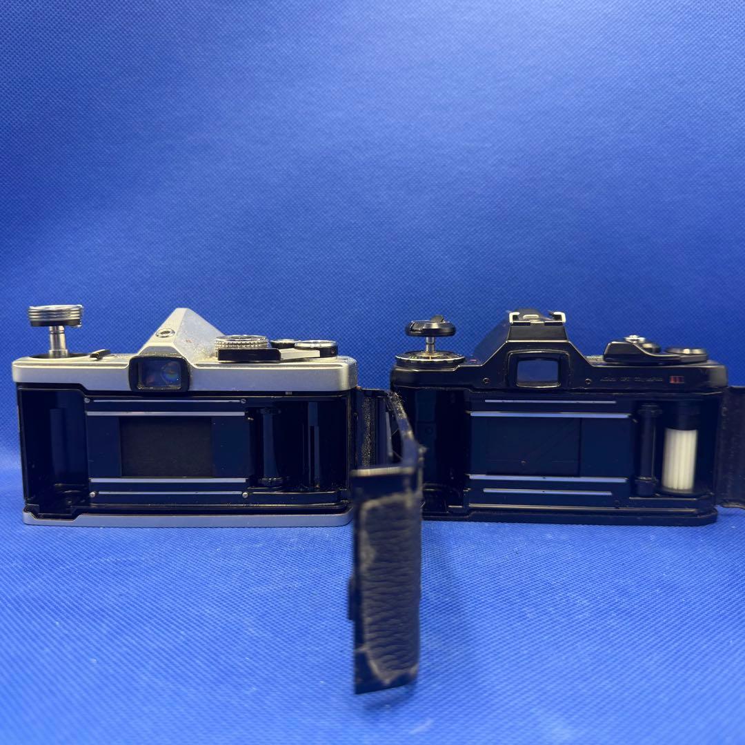 【ジャンク2台セット】OLYMPUS OM-1 PENTAX ME 部品取り用