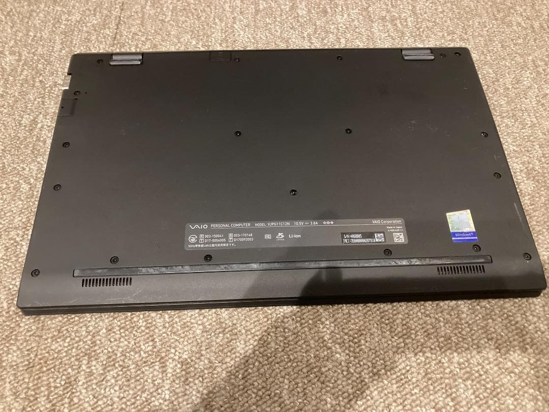VAIOノートVJPG11C12N i5 黒 OFFICE2021 <79>