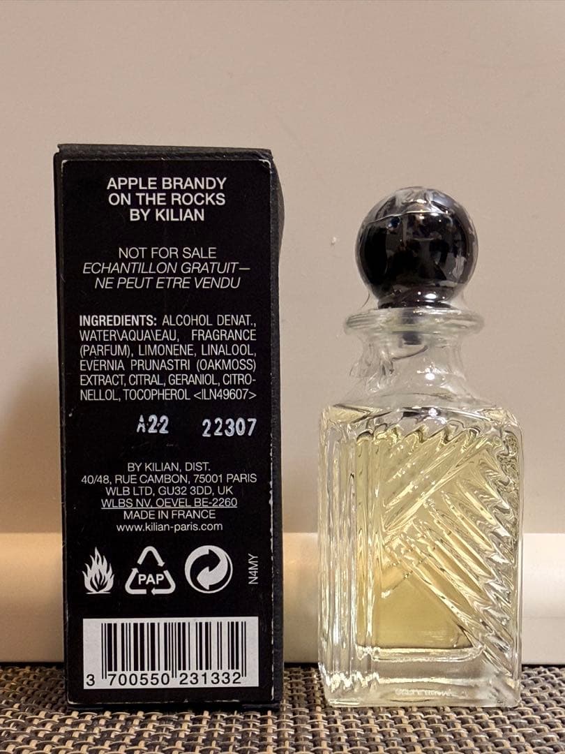 Kilian キリアン アップルブランデーオンザロックス10ml