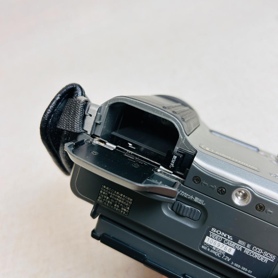 【現状品】SONY ソニー Hi8/8mmビデオカメラ CCD-SC55