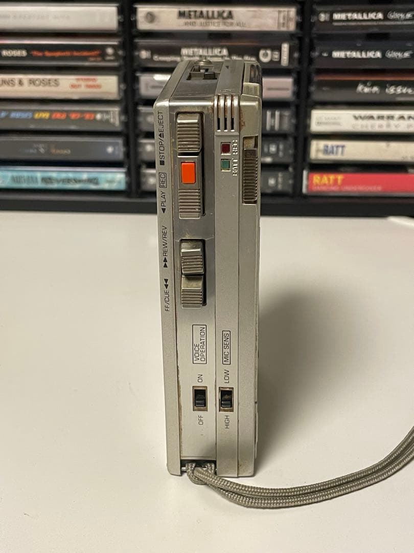 動作品　National RQ-355 ポータブルカセットプレーヤ　スピーカー付