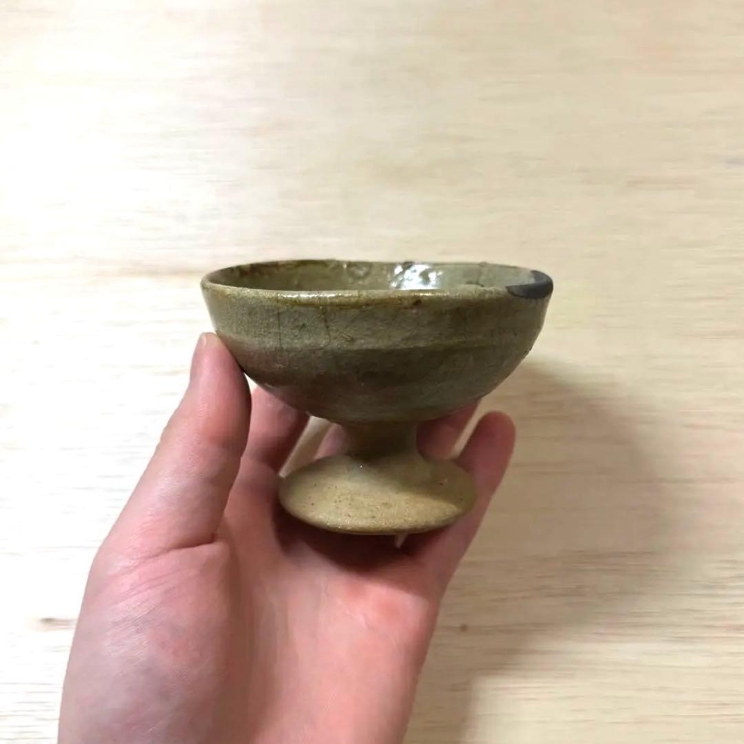 美濃 仏飯器 馬上盃 盃 江戸時代 御深井 古瀬戸 古美濃 古常滑 陶片 古美術