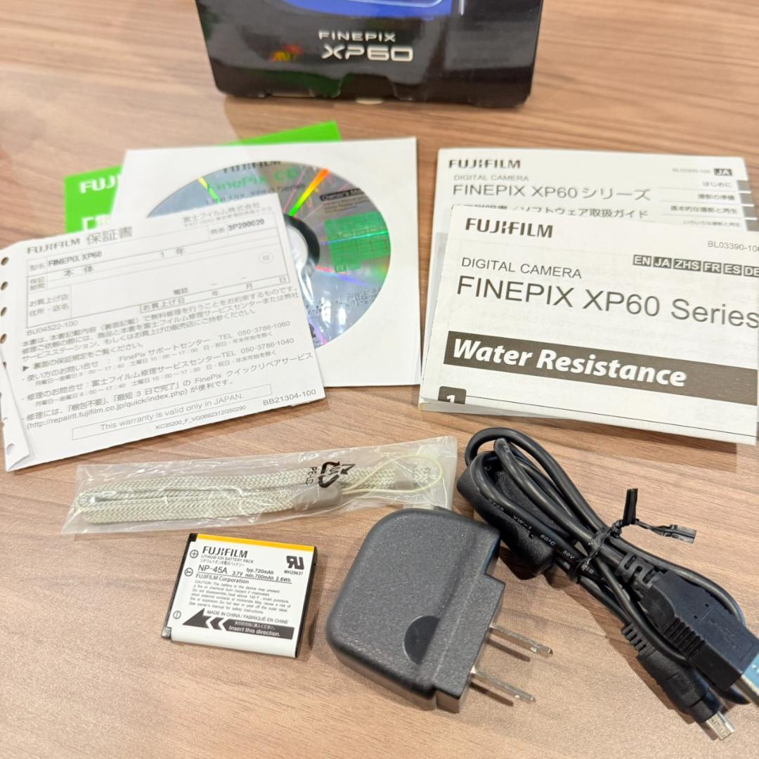 FUJIFILM FINEPIX XP60 防水・防塵デジタルカメラ コンパクト
