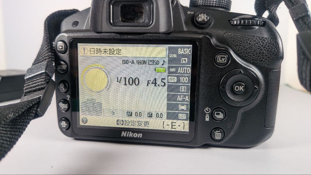 Nikon D3200 レンズキット 18-55mm VR SD付 すぐ撮れる