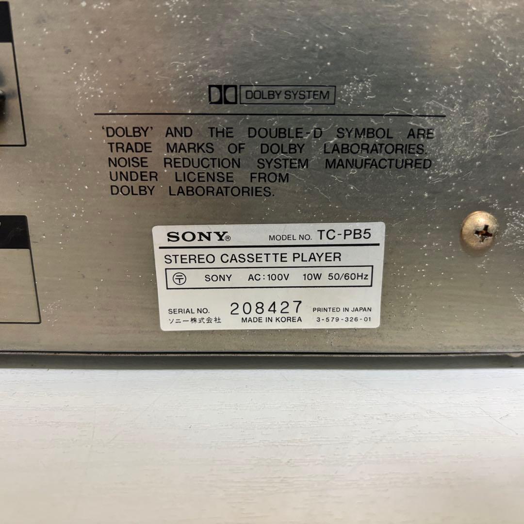 SONY TC-PB5 カセットデッキ