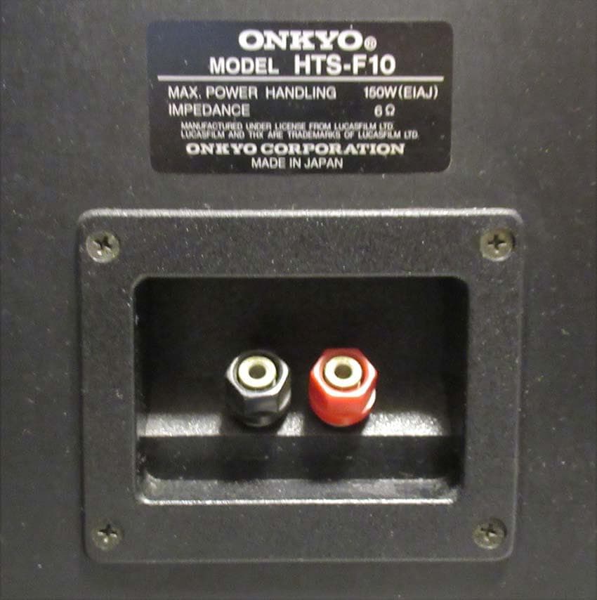 【美品】ONKYO オンキョー スピーカー HTS-F10