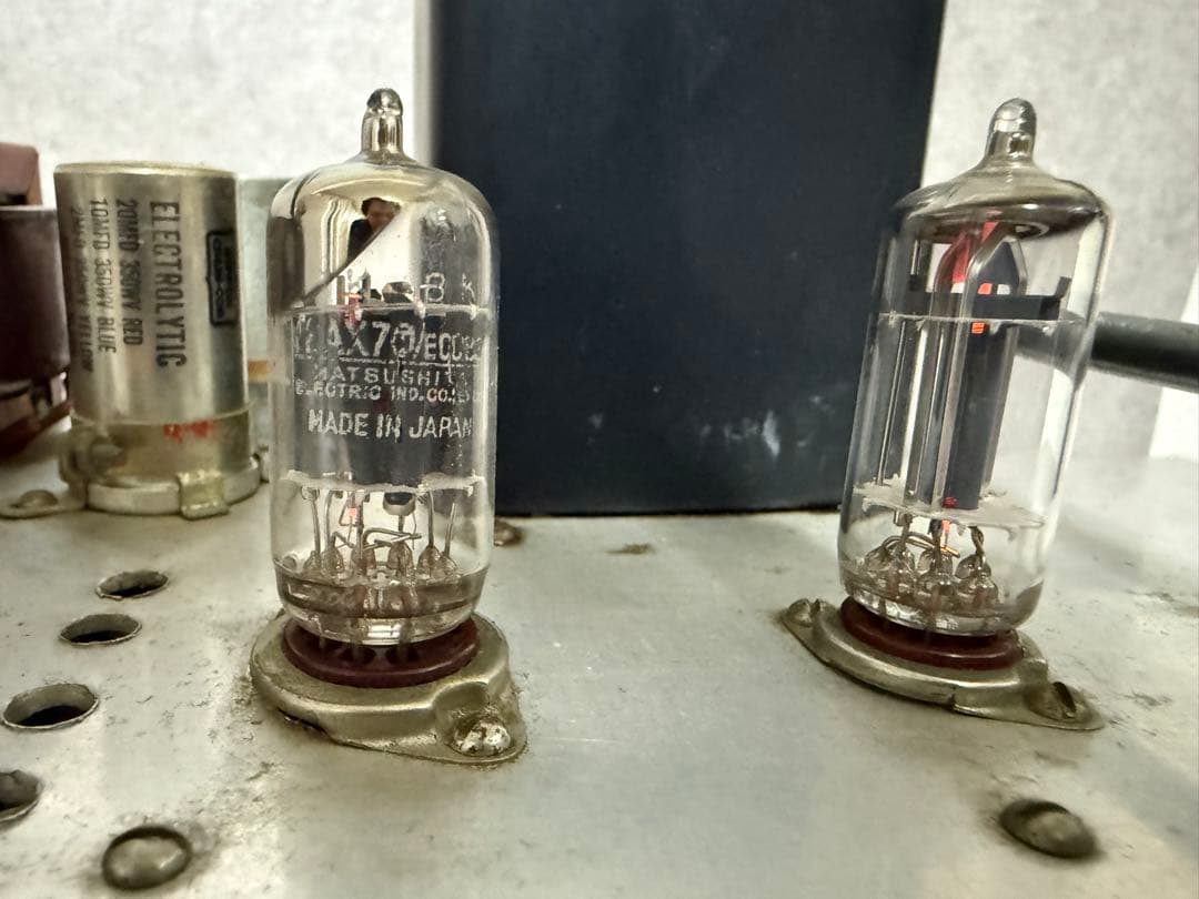 自作 真空管アンプ レトロ ヴィンテージ オーディオ 音響機器 sansui 他
