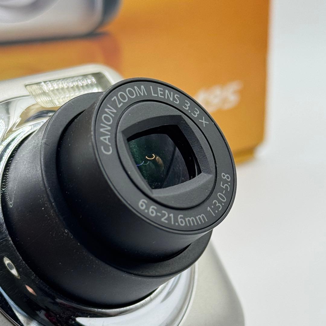 【動作品】Canon PowerShot A495 シルバー デジカメ 箱付